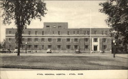 Athol Memorial Hospital Massachusetts Postcard Postcard Postcard