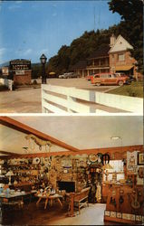 Doris & Bud Quadland's Berkshire Hills Motel and Early American Gift Shop Postcard