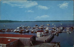 Cataumet Marina - Kingman Marine Massachusetts Postcard Postcard Postcard