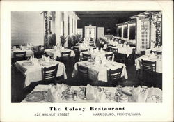 The Colony Restaurant Harrisburg, PA Postcard Postcard Postcard