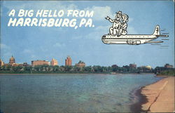 A Big Hello From Harrisburg - Capital of the Keystone State Postcard