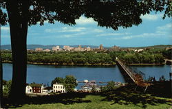 Harrisburg From the West Shore of the Susquehanna Postcard