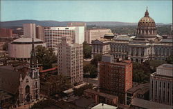 The Pennsylvania Capital Buildings Postcard