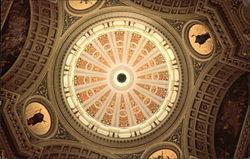 State Capitol - Interior of Dome Postcard