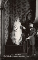 "The Bride", Fort Hunter Museum Postcard