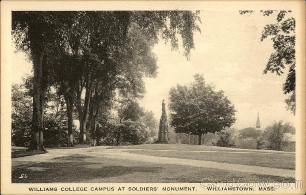 Williams College Campus at Soldiers Monument Williamstown Massachusetts