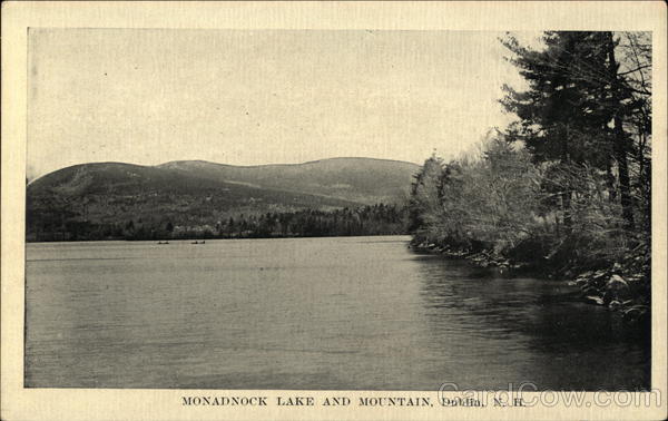 Monadnock Lake and Mountain Dublin New Hampshire