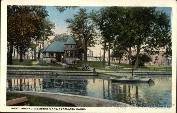 Boat Landing, Deerings Oaks Portland Maine