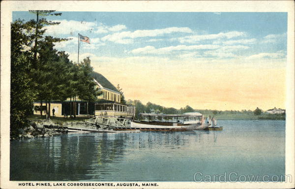 Hotel Pines, Lake Cobbosseecontee Augusta Maine