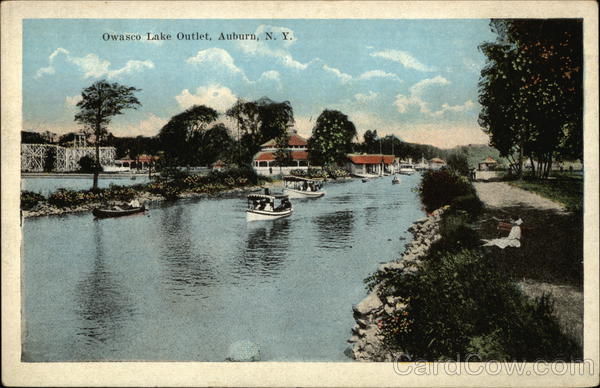 Owasco Lake Outlet Auburn New York
