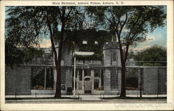 Main Entrance, Auburn Prison New York