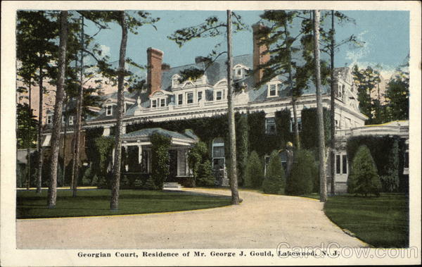 Georgian Court, Residence of Mr. George J. Gould Lakewood New Jersey