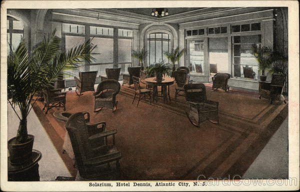 Hotel Dennis - Solarium Atlantic City New Jersey