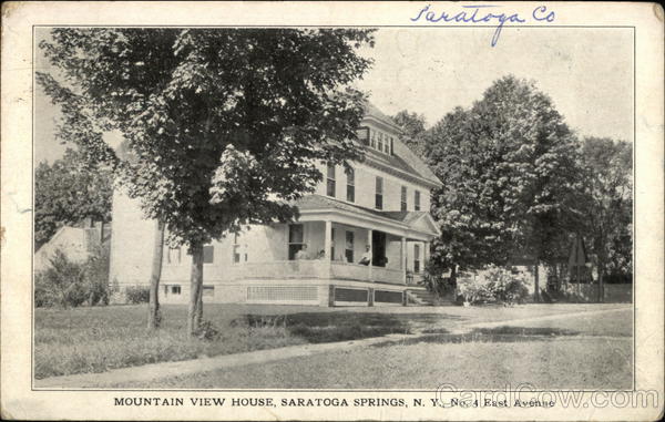 Mountain View House Saratoga Springs New York