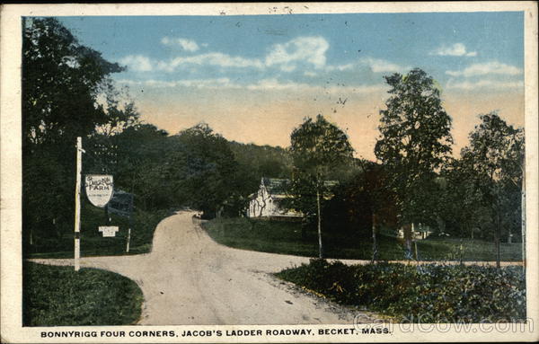 Bonnyrigg Four Corners, Jacob's Ladder Roadway Becket Massachusetts