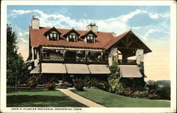 John H. Flagler Residence Greenwich, CT Postcard Postcard Postcard