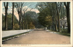 Main Street Looking East Postcard