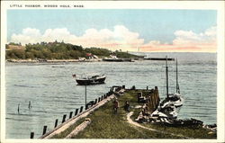 Little Harbor Woods Hole, MA Postcard Postcard Postcard