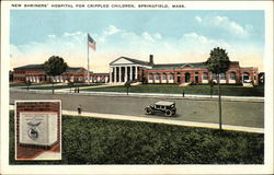 New Shriners' Hospital For Crippled Children Springfield, MA Postcard Postcard Postcard