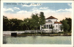 Sheldon Library of St. Paul's School Concord, NH Postcard Postcard Postcard