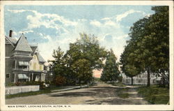 Main Street Looking South Postcard