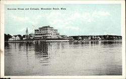 Norcross House and Cottages, Monument Bech Postcard