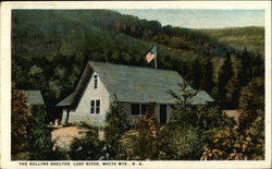 The Rollins Shelter Lost River, NH Postcard Postcard Postcard