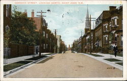 Germain Street, Looking North Saint John, NS Canada Nova Scotia Postcard Postcard Postcard