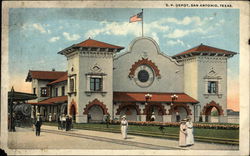 Southern Pacific Depot San Antonio, TX Postcard Postcard Postcard