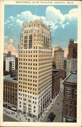 Industrial Bank Building Detroit, MI Postcard Postcard Postcard