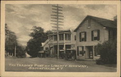 The Trading Post on Liberty Highway Postcard