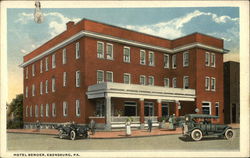 Hotel Bender Ebensburg, PA Postcard Postcard Postcard