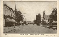 Parker Street Indian Orchard, MA Postcard Postcard Postcard