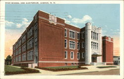 High School and Auditorium Nashua, NH Postcard Postcard Postcard