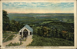 Looking East from Uncanoonuc Mountain Postcard