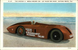 "The Mystery S", World Record Car (207 Miles Per Hour) Daytona Beach, FL Postcard Postcard Postcard