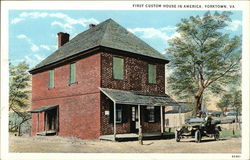 First Custom House in America Postcard
