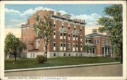 Oswego Hospital New York Postcard Postcard Postcard