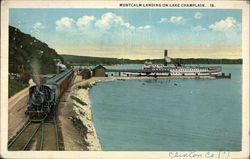 Montcalm Landing on Lake Champlain Vermont Postcard Postcard Postcard