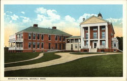 Beverly Hospital Massachusetts Postcard Postcard Postcard