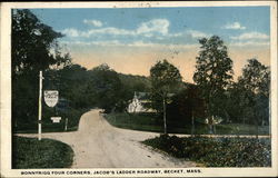 Bonnyrigg Four Corners, Jacob's Ladder Roadway Postcard