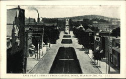 East State Street from Capitol Dome Postcard