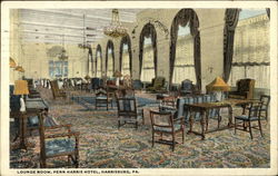 Lounge Room, Penn Harris Hotel Harrisburg, PA Postcard Postcard Postcard