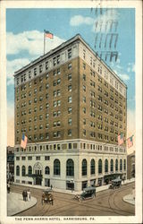 The Penn Harris Hotel Postcard