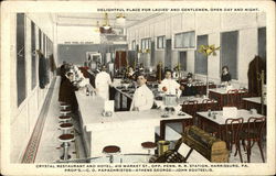 Crystal Restaurant and Hotel Harrisburg, PA Postcard Postcard Postcard