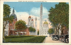 West State Street Postcard