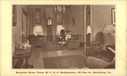 Reception Room, Penna. W.C.T.U. Headquarters, 220 Pine St. Reception Room, Penna. W.C.T.U. Headquarters, 220 Pine St.