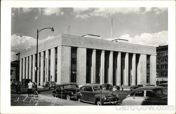 U. S. Post Office & Courthouse Post Offices Postcard