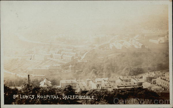 Bird's-Eye View of Luke's Hospital and Salterhebble West Yorkshire United Kingdom
