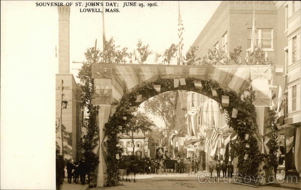 Souvenir of Saint John's Day June 25, 1906 Lowell Massachusetts